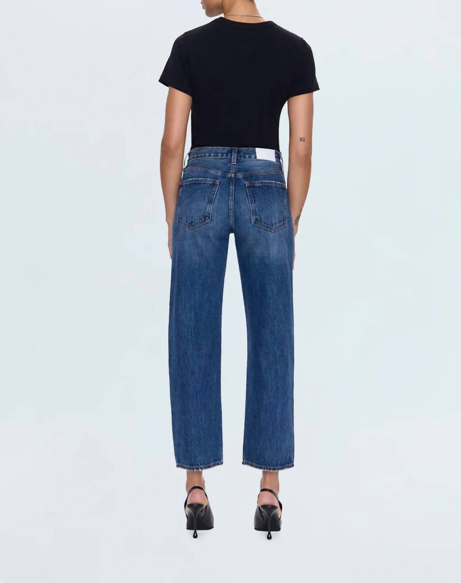 Pistola - Women's Lexi Mid Rise Bowed Straight Jean