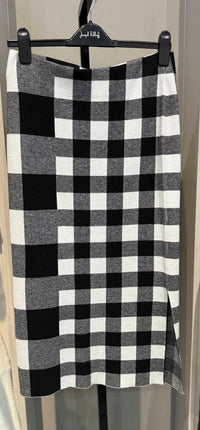 Joseph Ribkoff - Plaid Pencil Skirt