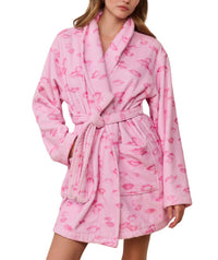 LoveShackFancy Valentine Indie Robe in pink - item