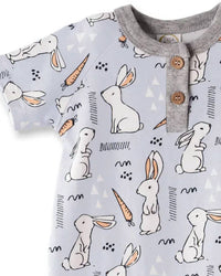Tesa Babe - Kid's Cottontail Crew Shorty Henley Romper