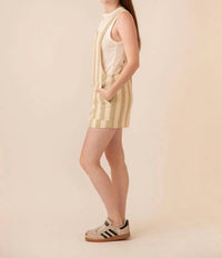 Billabong - Bria Striped Overalls