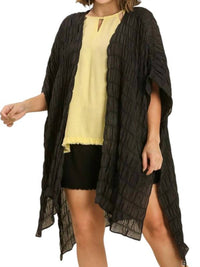 Umgee - Sheer Ruffle Textured Kimono