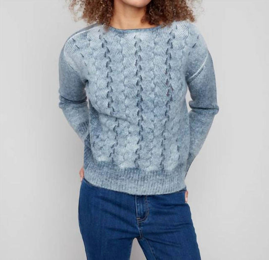 Charlie B - Fancy Stitch Crew Neck Sweater