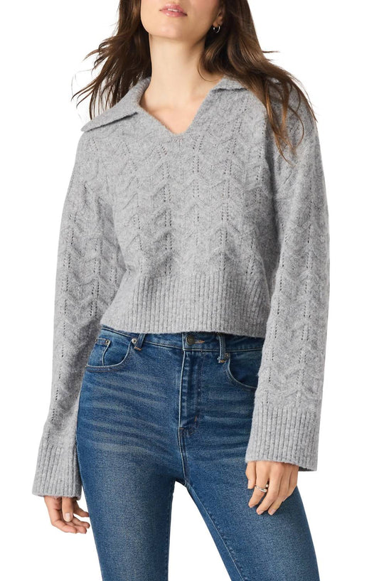 Steve Madden - Esther Pointelle Collar Sweater