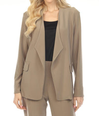 Joseph Ribkoff - Open Front Long Sleeve Blazer