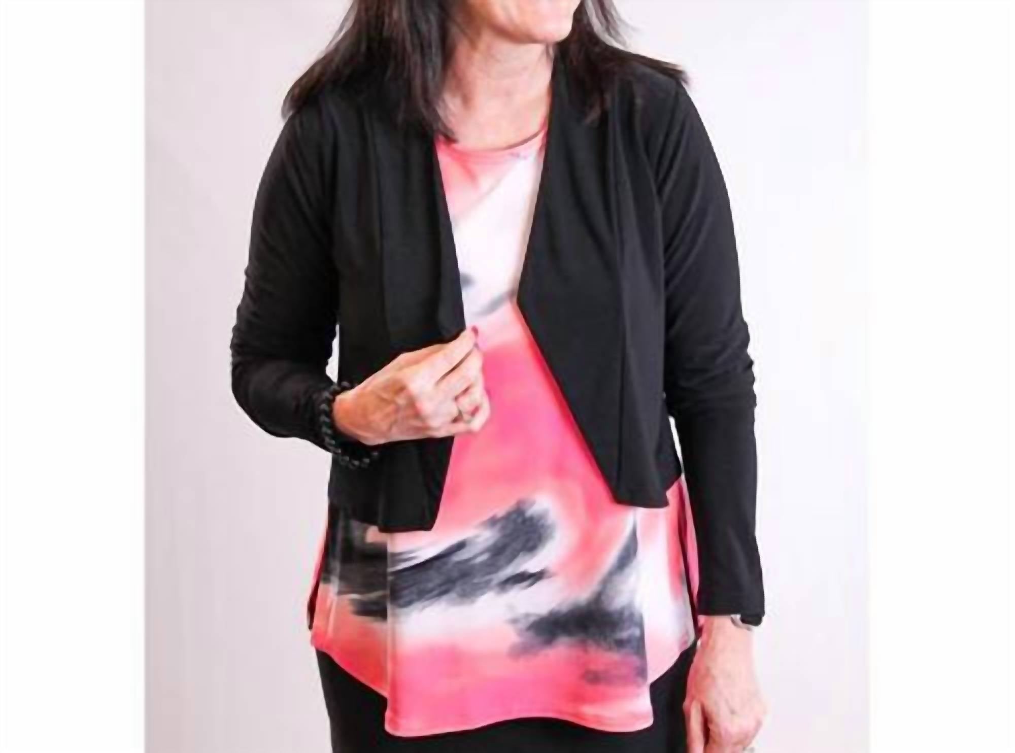 Sympli - Clip Long Sleeve Shrug