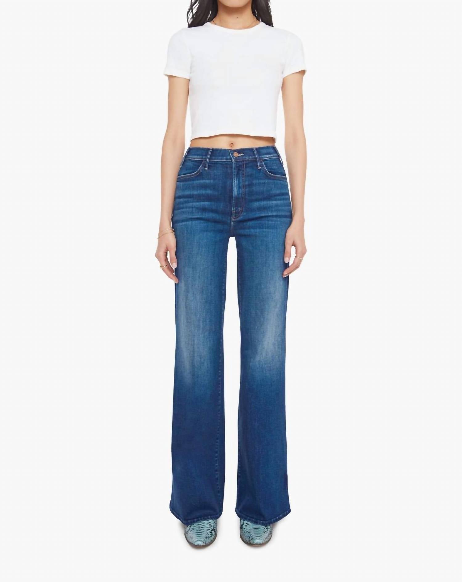 Mother - Hustler Roller Sneak Wide Leg Jeans