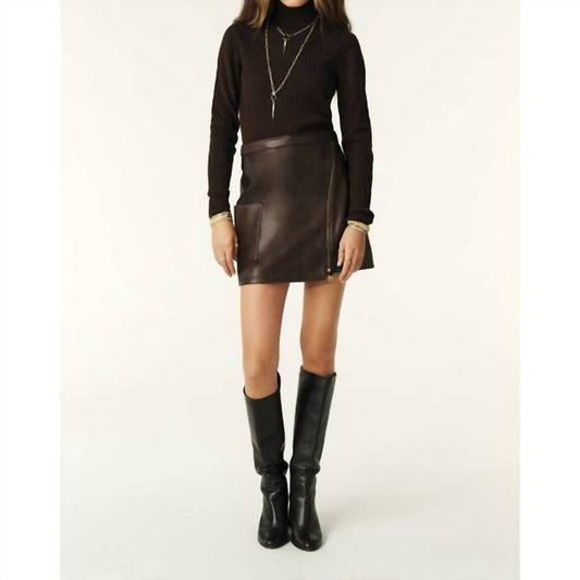 Ba&Sh - Mala Leather Mini Skirt
