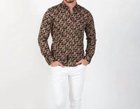 Eight X - Hamsa Print Button Down Shirt