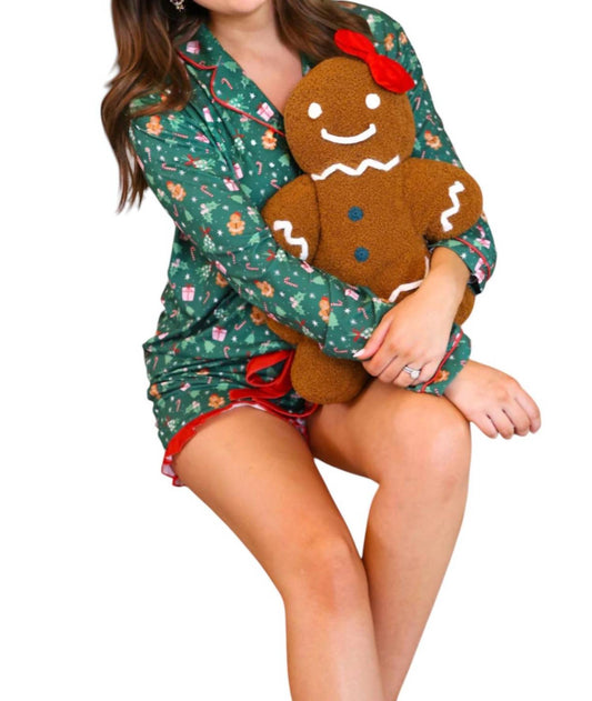 Jess Lea - Gingerbread Girl Pillow