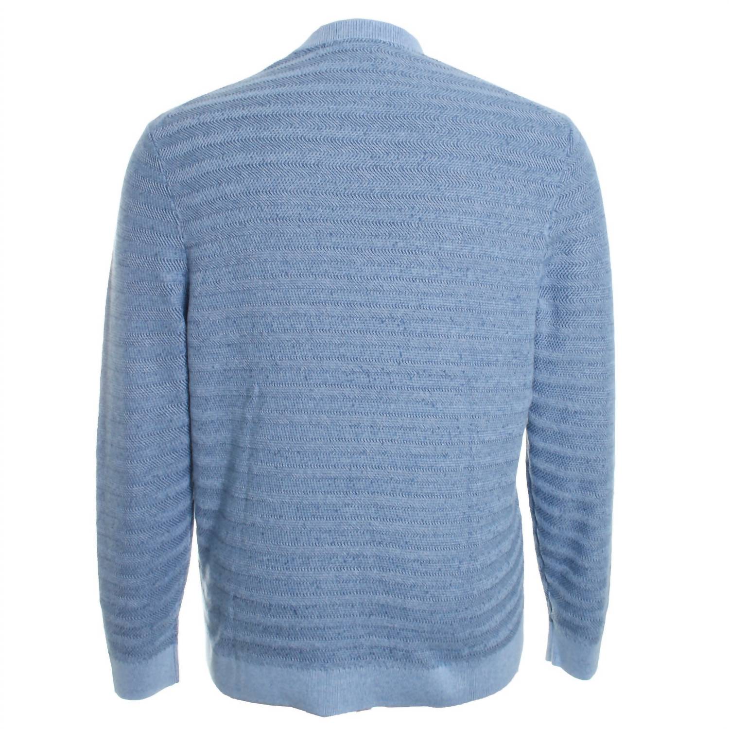 TOMMY BAHAMA Men's Coolside Course V Neck Sweater in buccaneer blue - men's sweater - alternate view