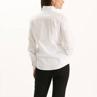 Tyler Boe Natalie Long Sleeve Shirt in white - women's shirt - detail view
