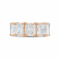 Diana M Jewels - Women's Radiant Lab-Grown Diamond Eternity Band (8.00 Ct) - Elegant Plus