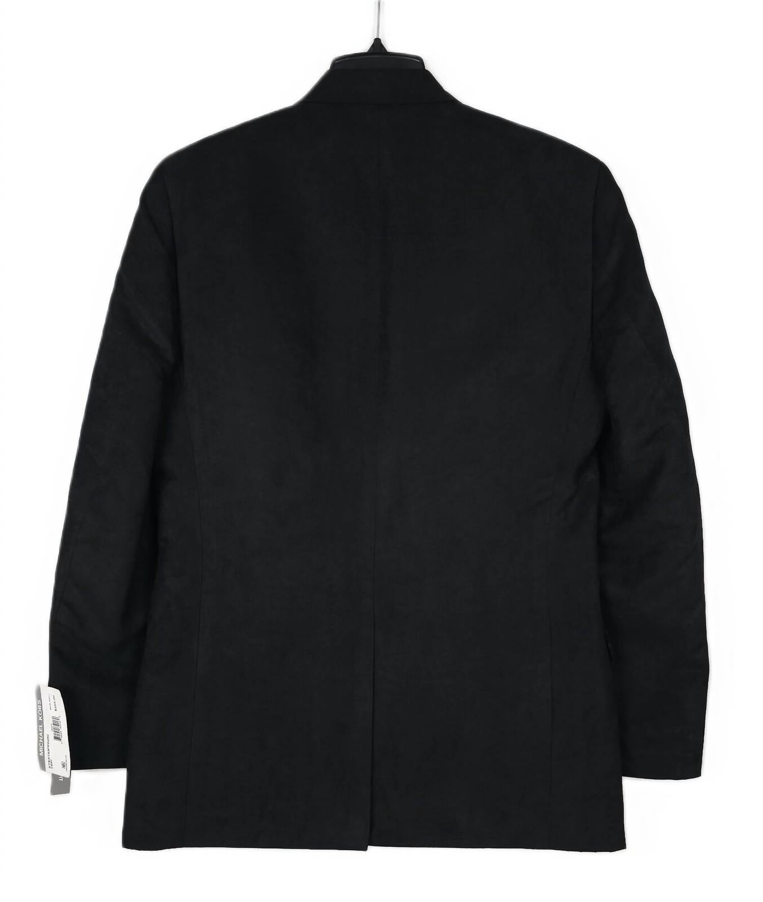 Michael Kors - Men's Classic Fit Notch Lapel Faux Suede Sport Coat
