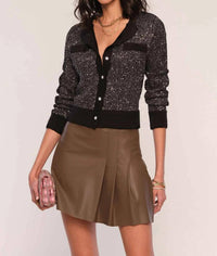 Heartloom - Sequin Slim Fit Cardigan