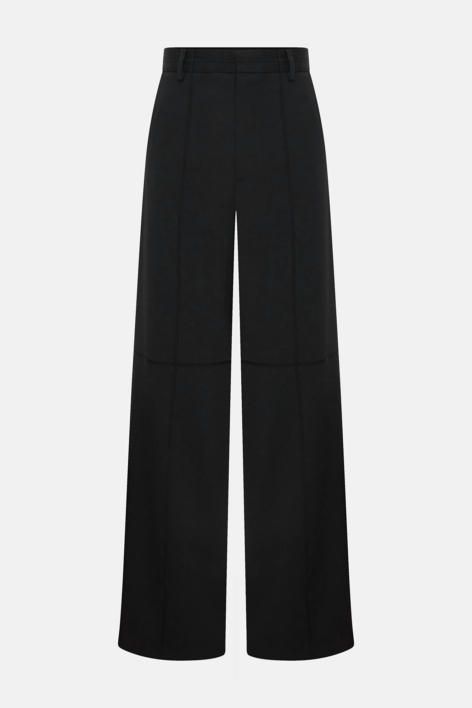 Maison Margiela - Wide-leg Poly Wool Blend Trousers