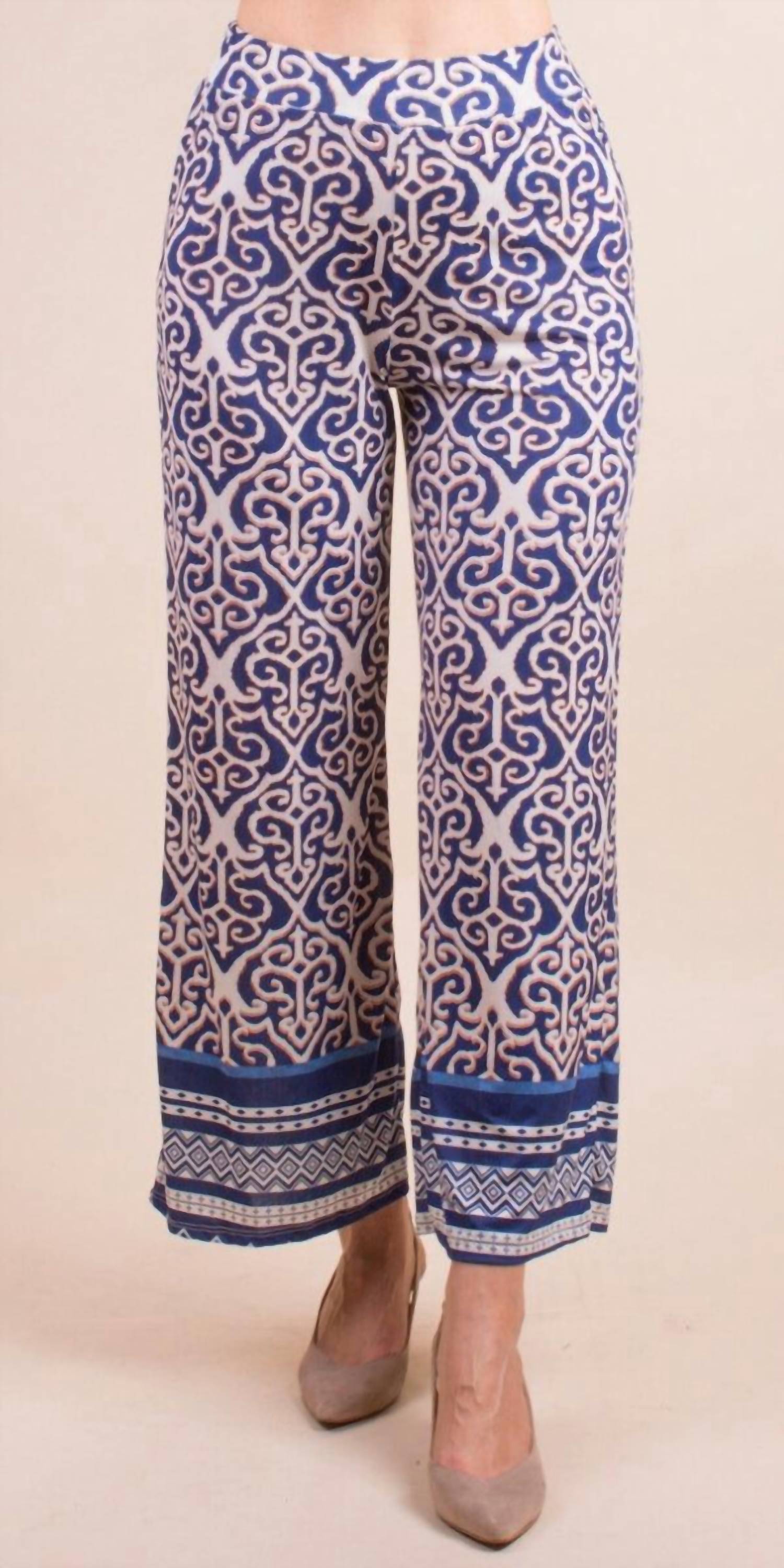 Gigi Moda - Elia Baroque Wide Leg Pants