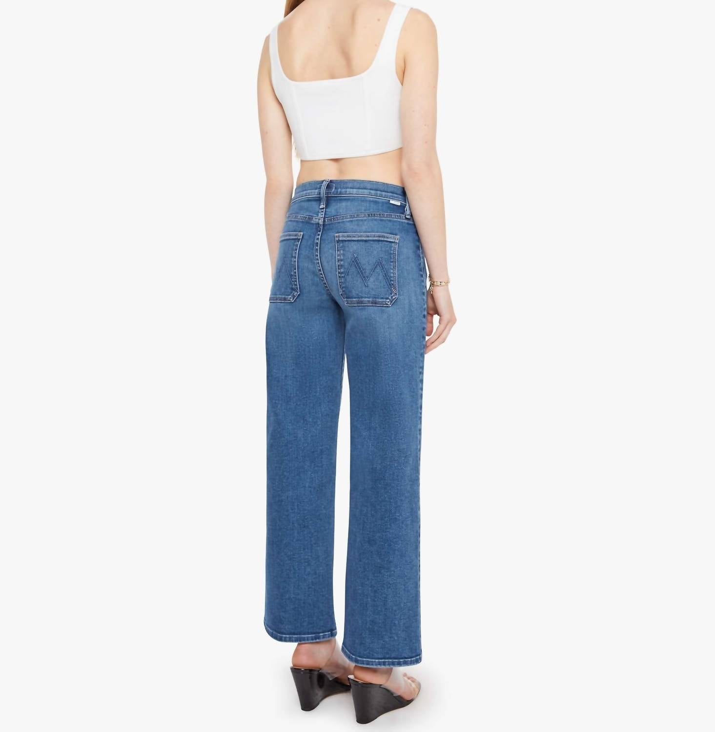 Mother - Patch Pocket Mid Rise Maven Ankle Jeans