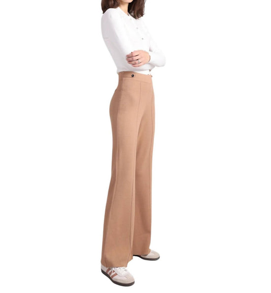 Minnie Rose - COTTON BLEND WIDE LEG PANT