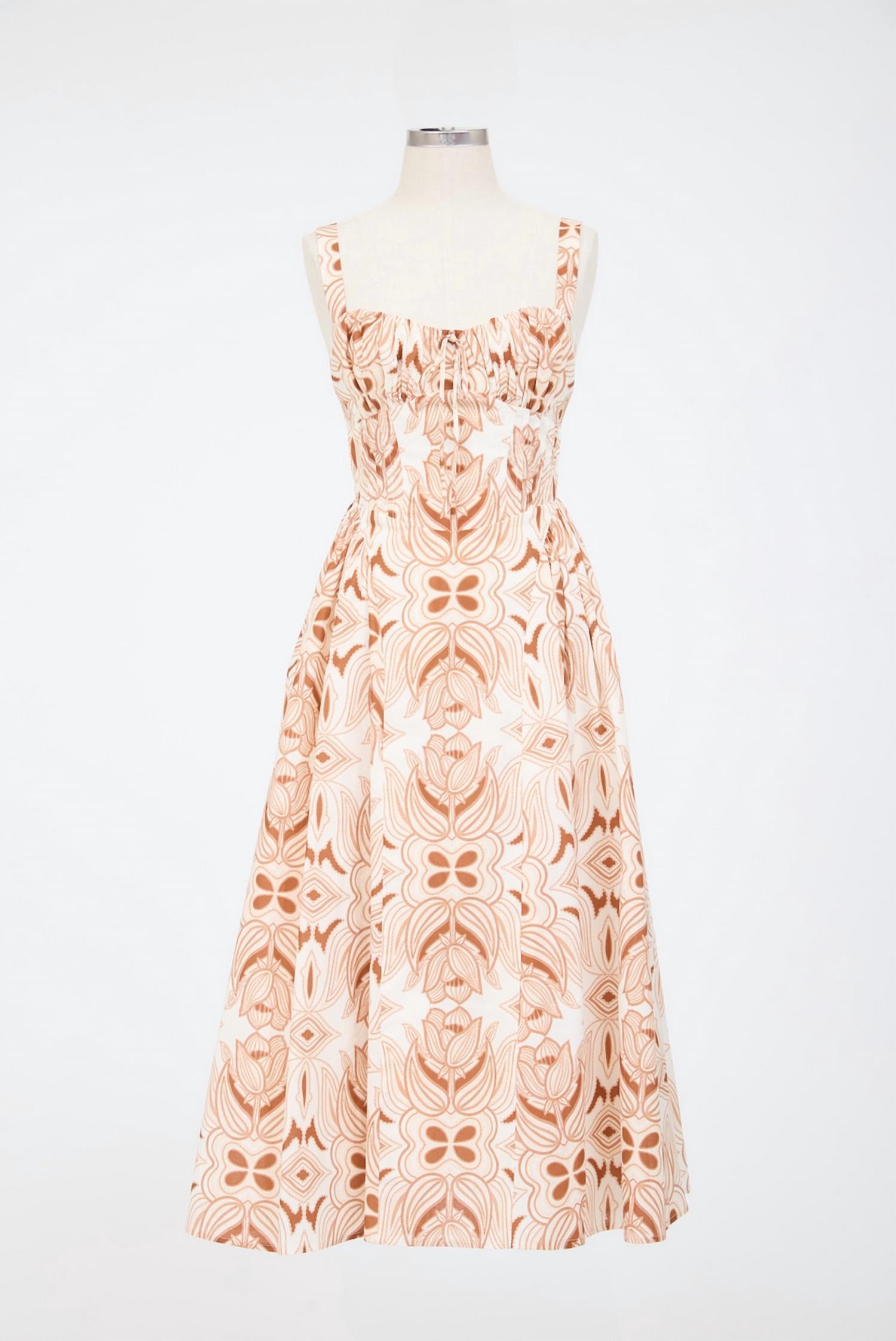 Moon River - Women's Sylvie Sleeveless Corset Midi Dress