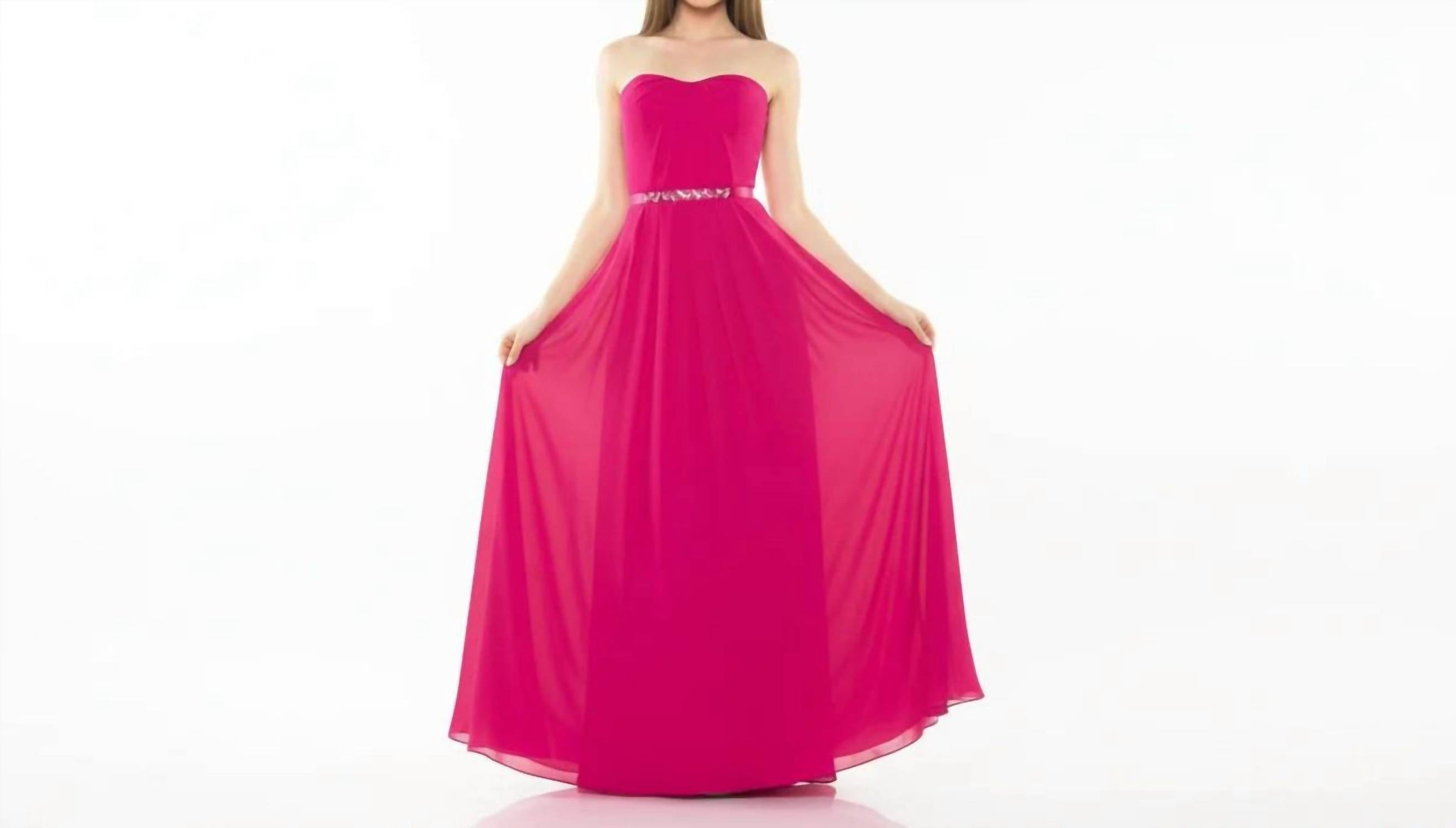 Last Dress - Radiant Elegance Strapless A-line Gown