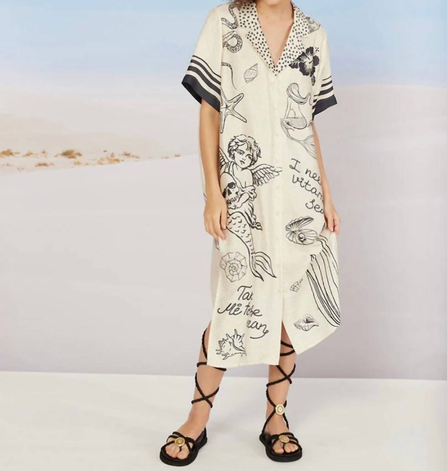 Me369 - Women's Charlotte Shirt Dress