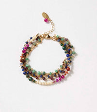 Anne Vaughan - Women's Multistrand Gemstone Bracelet