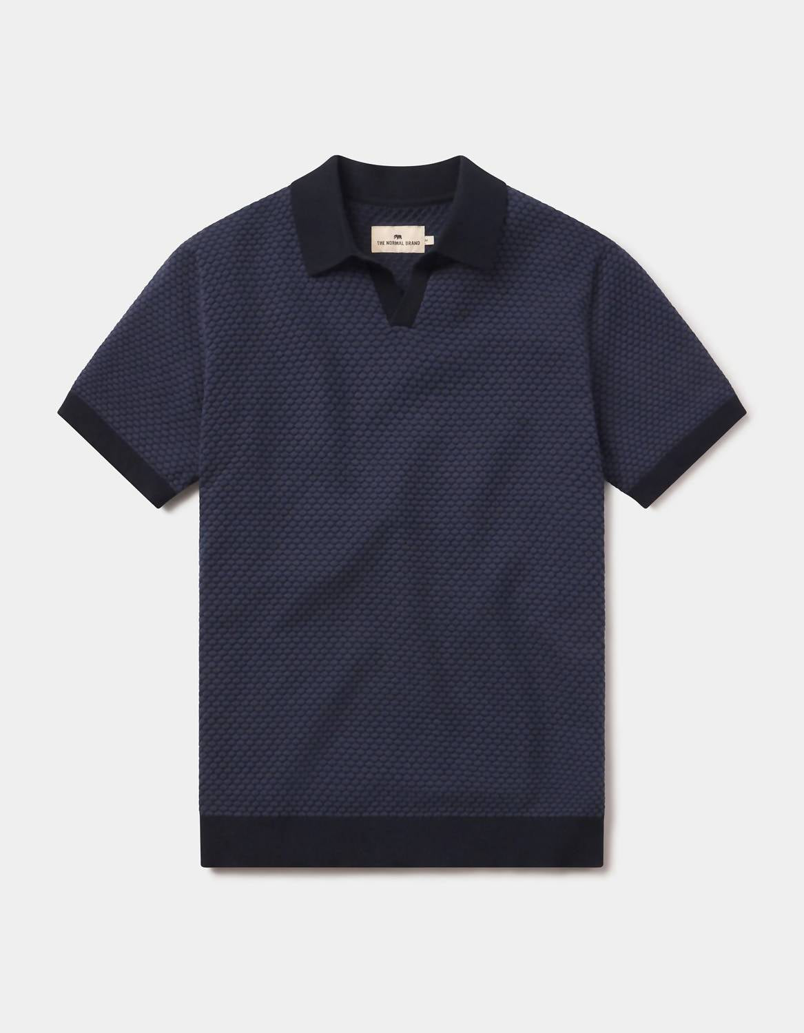 The Normal Brand - Men's Robles Knit Jacquard Polo