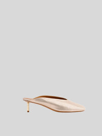 Forte Forte - Women's Metal Heel Metallic Mule