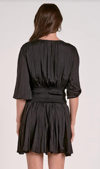Elan - Smocked Waistband Mini Dress