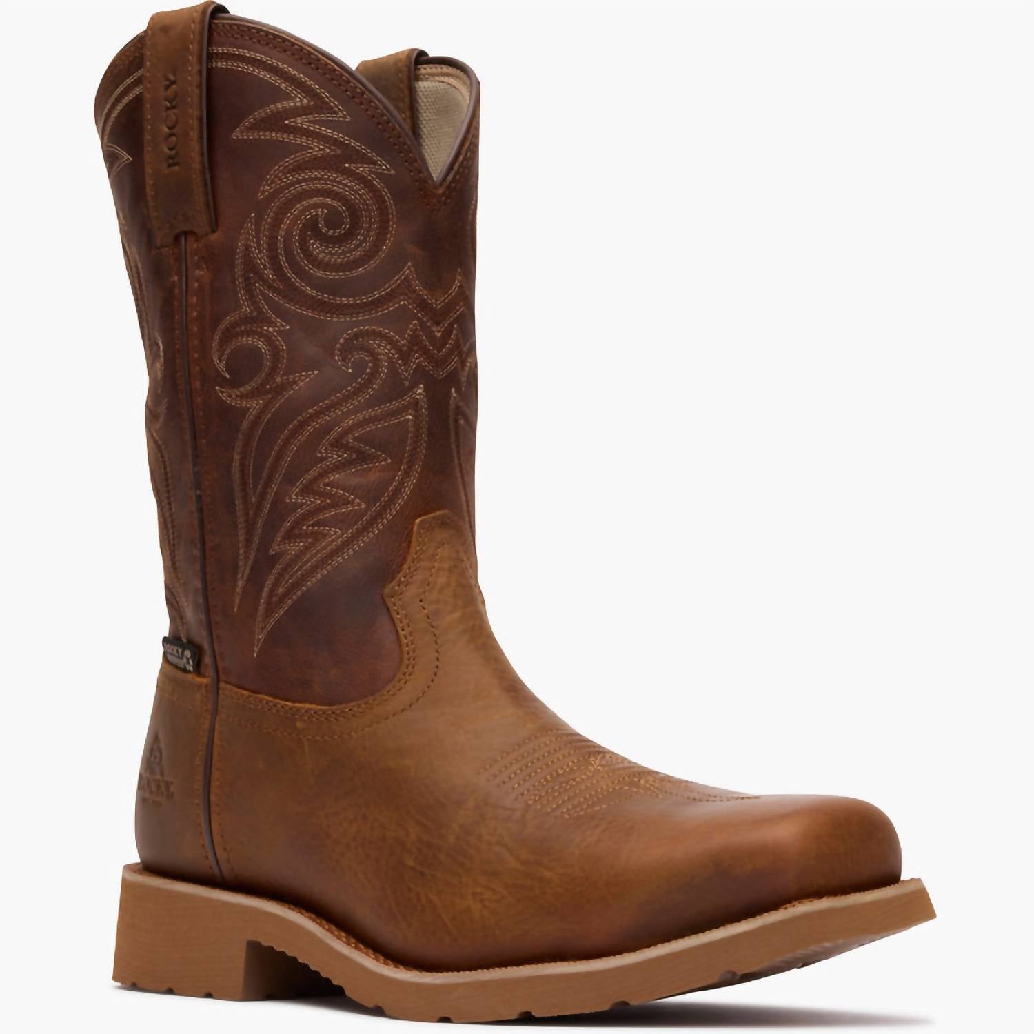 Rocky - Men's Monocrepe 12" Steel Toe Western Boot