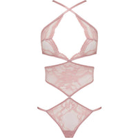 Coco De Mer - Alice Semi Sheer Stretch Lace Bodysuit