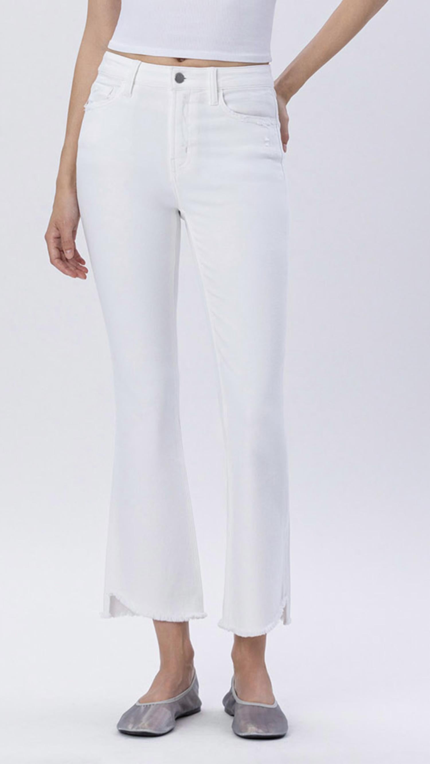 Flying Monkey - High Rise Crop Flare Jeans