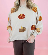 Mary Square - Millie Pumpkin Sweatshirt