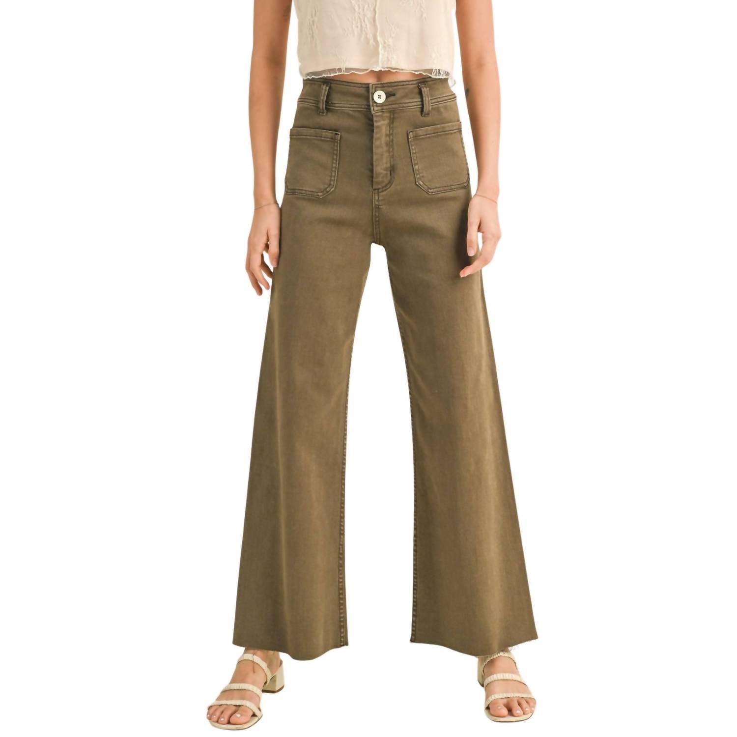 Miou Muse - Straight Wide Leg Pants