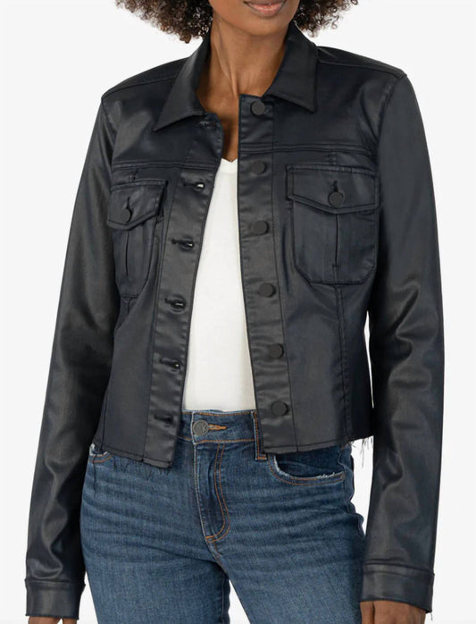 Kut From The Kloth - Coated Faux Leather Jacket