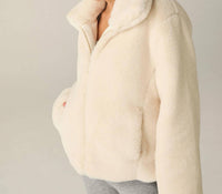 Beyond Yoga - On The List Faux Fur Jacket
