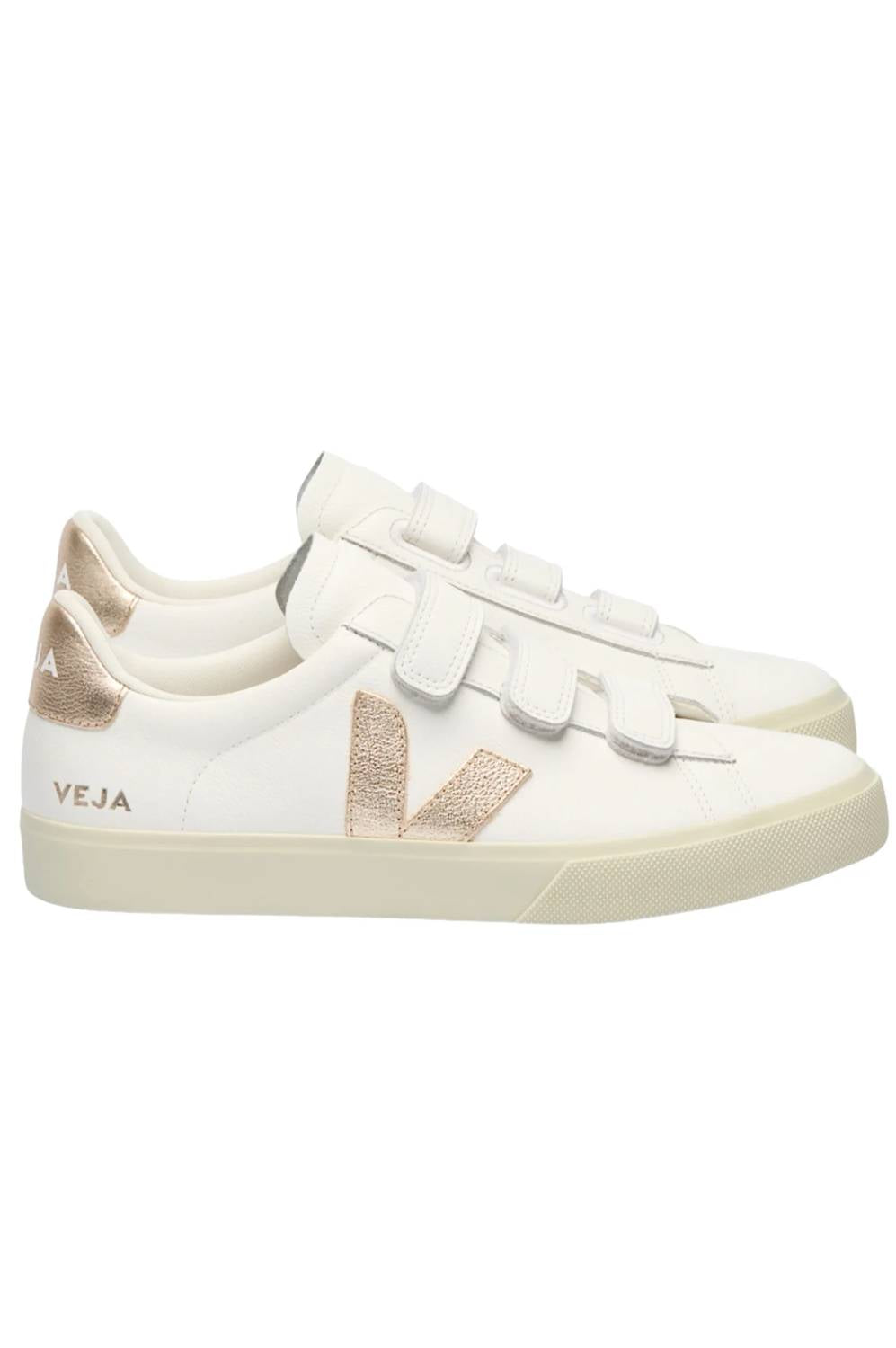 Veja - Women's Recife Logo Leather Sneakers