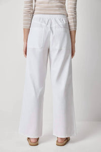 Lilla P - Linen Blend Straight Leg Pants