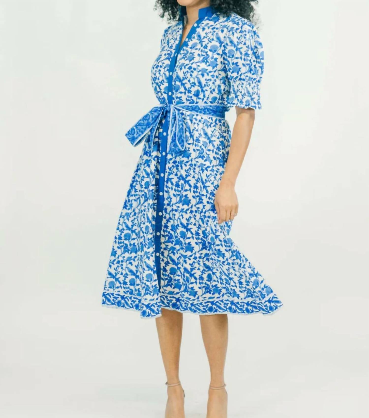 Victoria Dunn - Kiawah Button Down Midi Dress