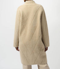 Joseph Ribkoff - FEATHER YARN SWEATER KNIT COAT