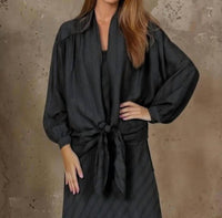 Maven West - Tie-front Shawl Jacket
