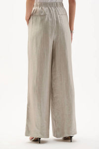 Joseph Ribkoff - FOILED LINEN WIDE-LEG PANT