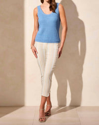 Tribal - Scoop Neck Crochet Tank