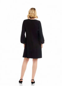 Karen Kane - Embellished bow shift dress