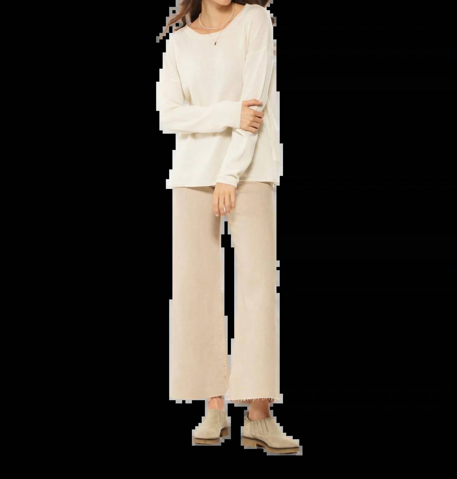Monticelli Cashmere - Women's Pure Cashmere Lounge Sweater
