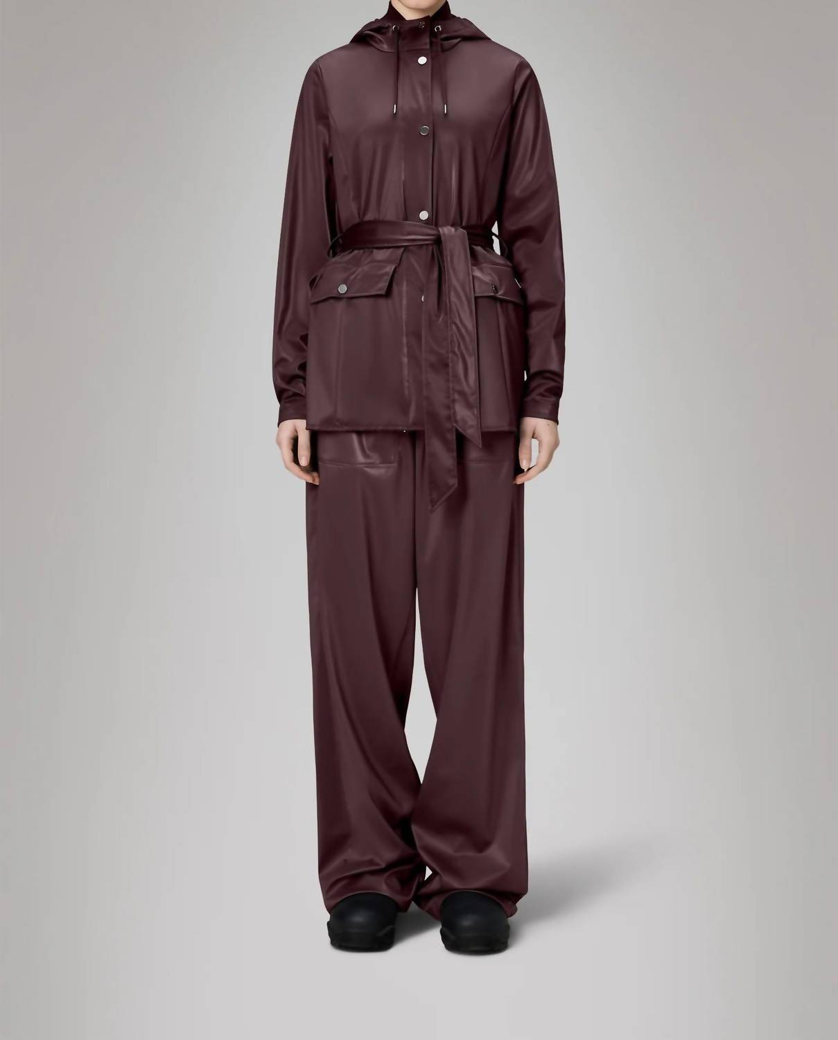 Rains Women's Curve Jacket in depth - women's jacket