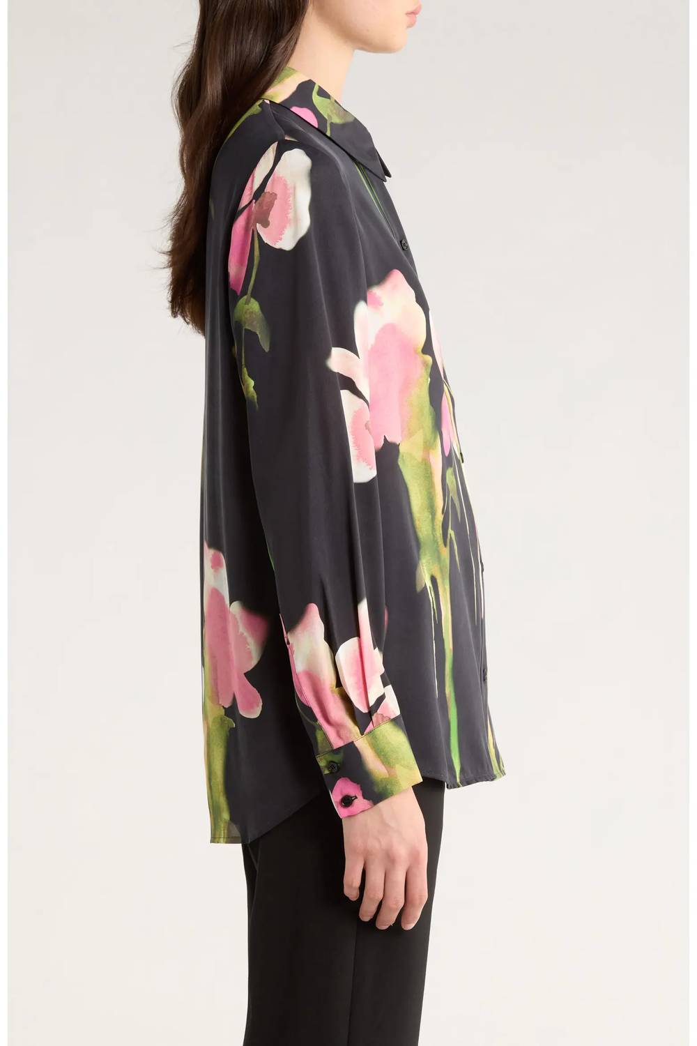 Stine Goya - Melting Flowers Print Button Front Shirt