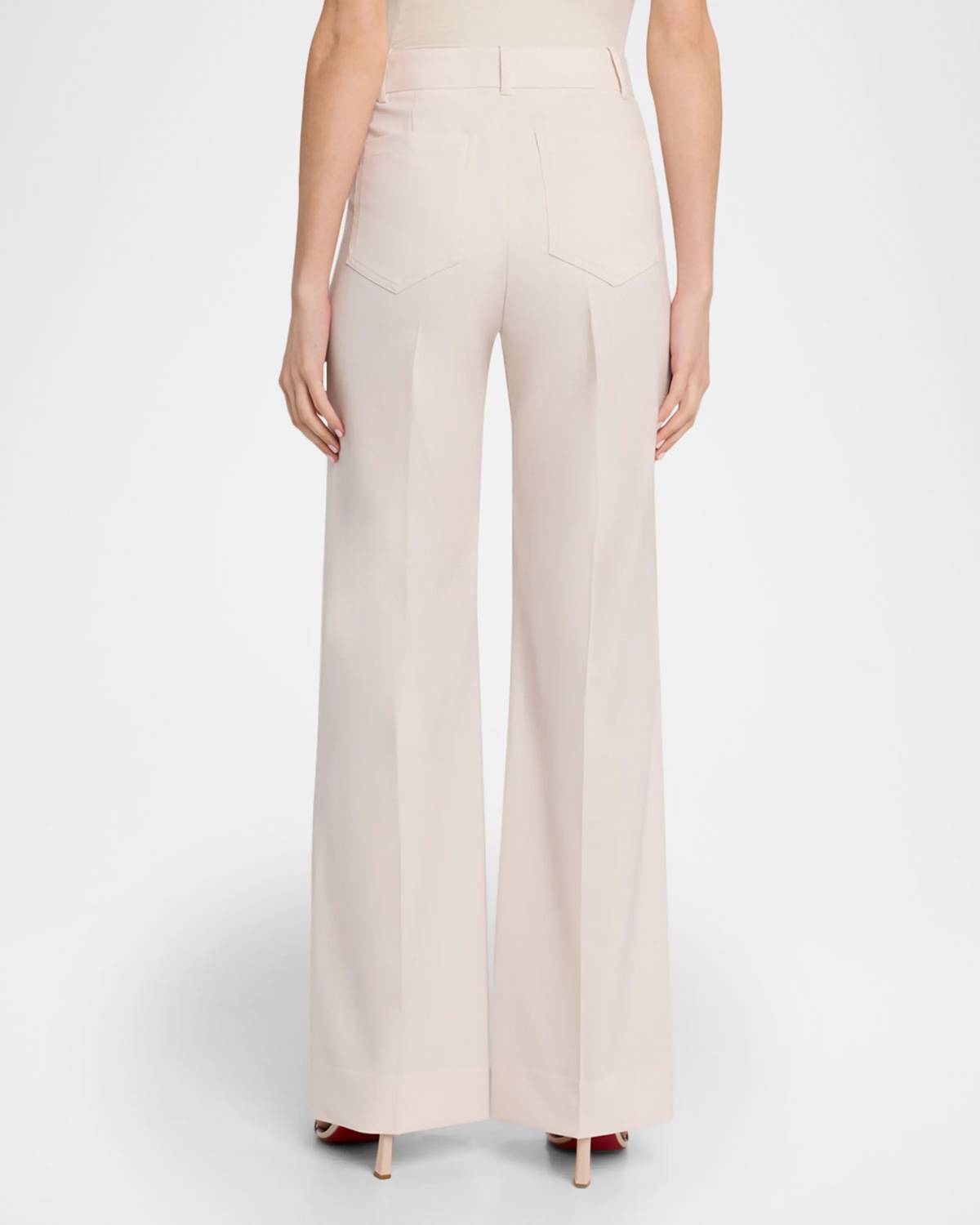 Victoria Beckham - Alina Patch Pocket Wide Leg Trousers