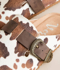 Very G - Andy cow print mule